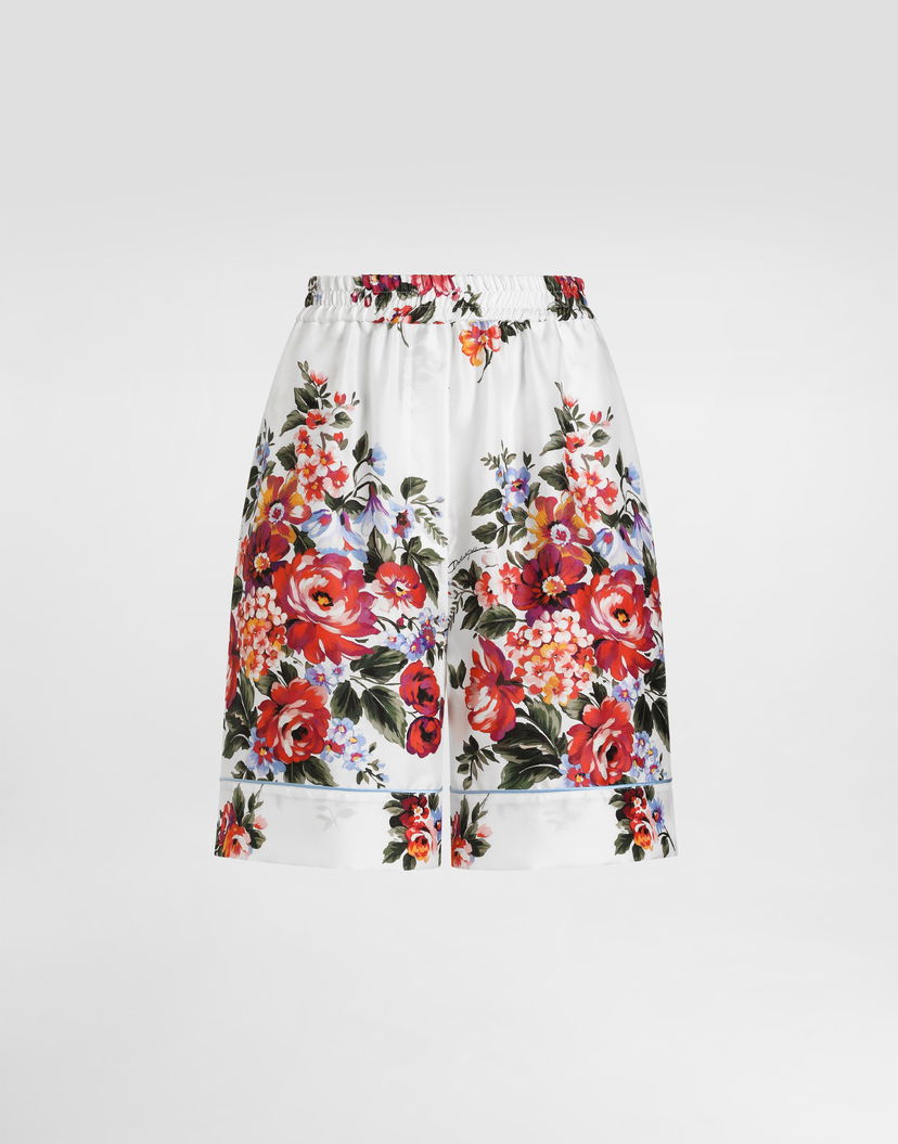 Къси панталони Dolce & Gabbana Flower Bouquet-print Twill Vanity Bermuda Shorts Многоцветен | FTC42TIS11IHA5ZO