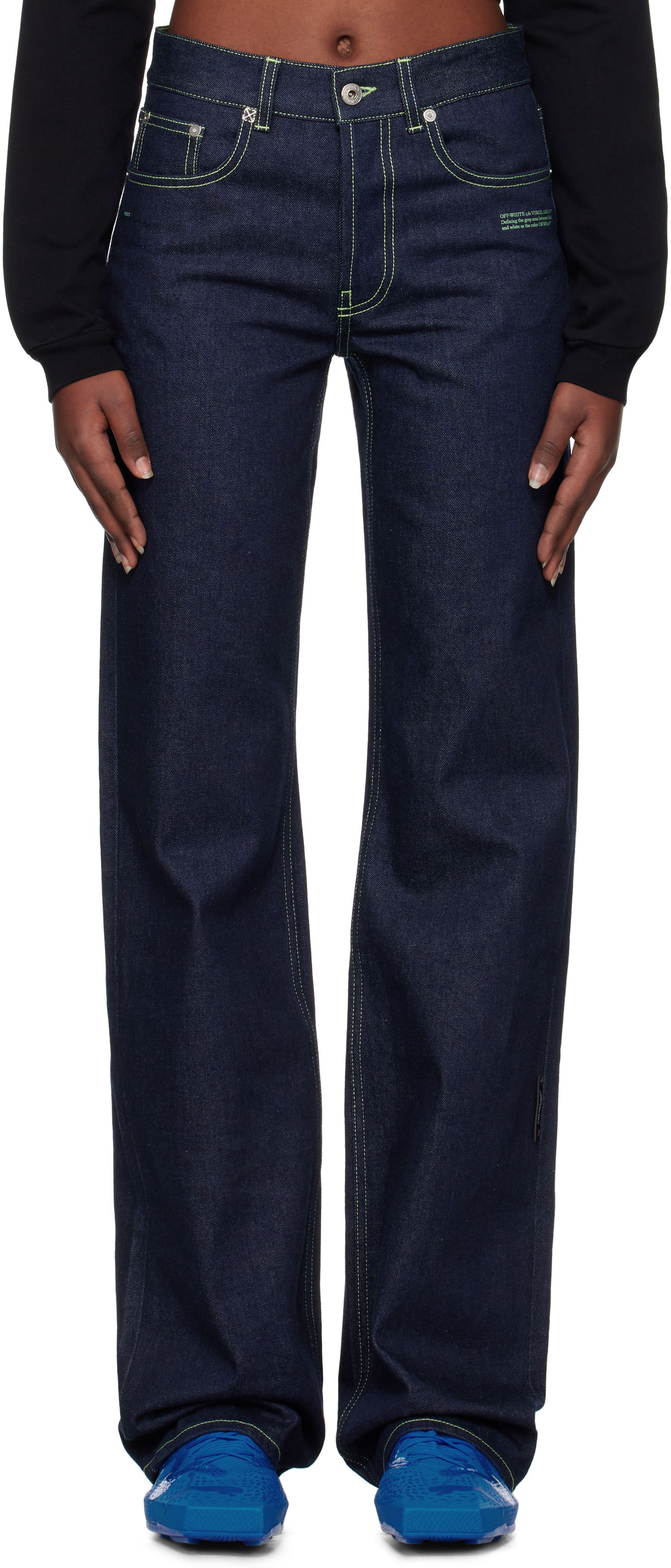Дънки Off-White Off-White Susy Jeans Синьо | OWYA069S25DEN0014614, 0