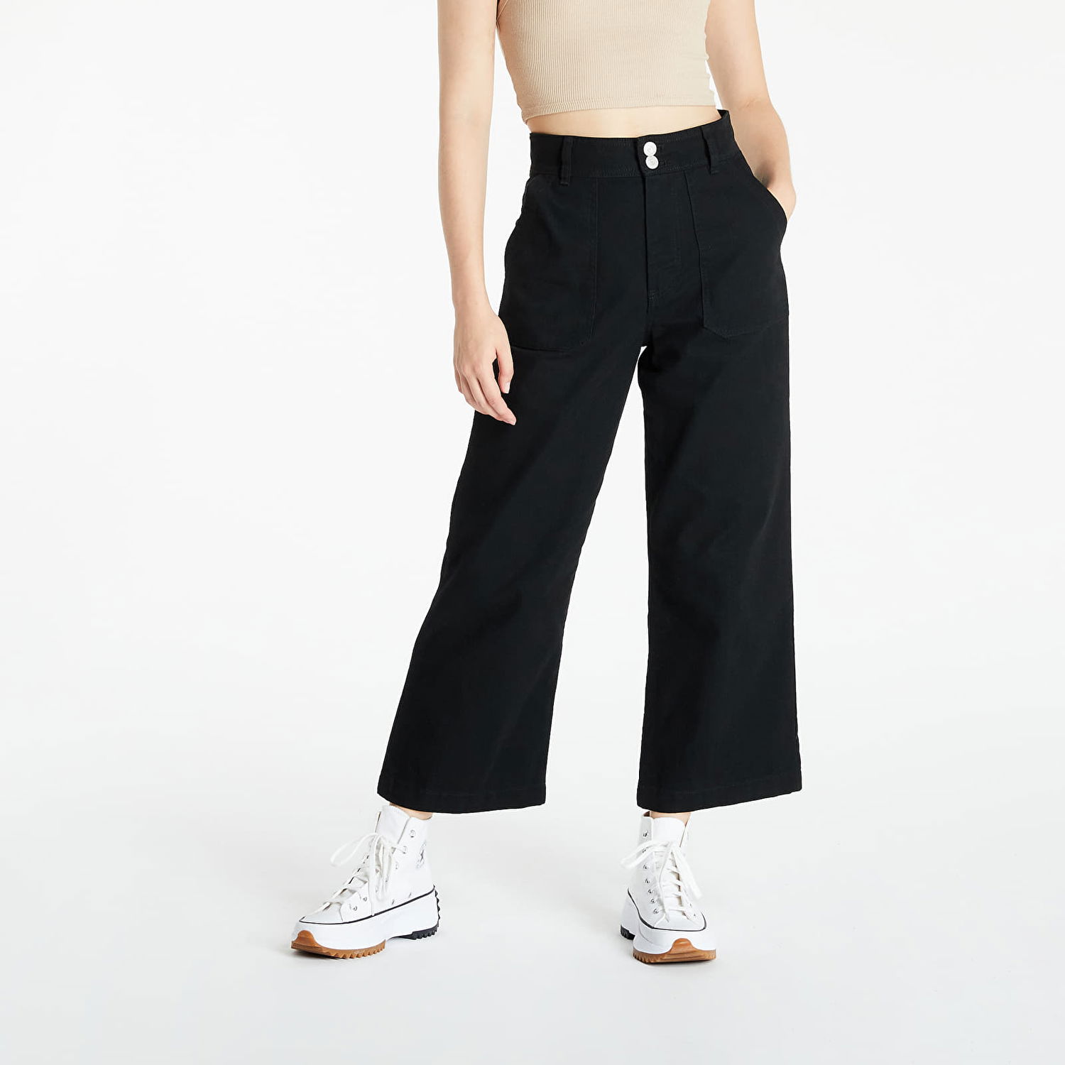 Панталони Tommy Hilfiger Super Hr Straight Pant Черно | DW0DW10341 BDS, 0