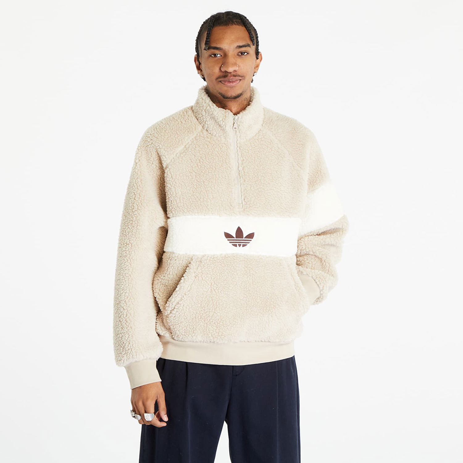 Яке adidas Originals Winter Fleece Jacket Бежово | HZ0719, 0