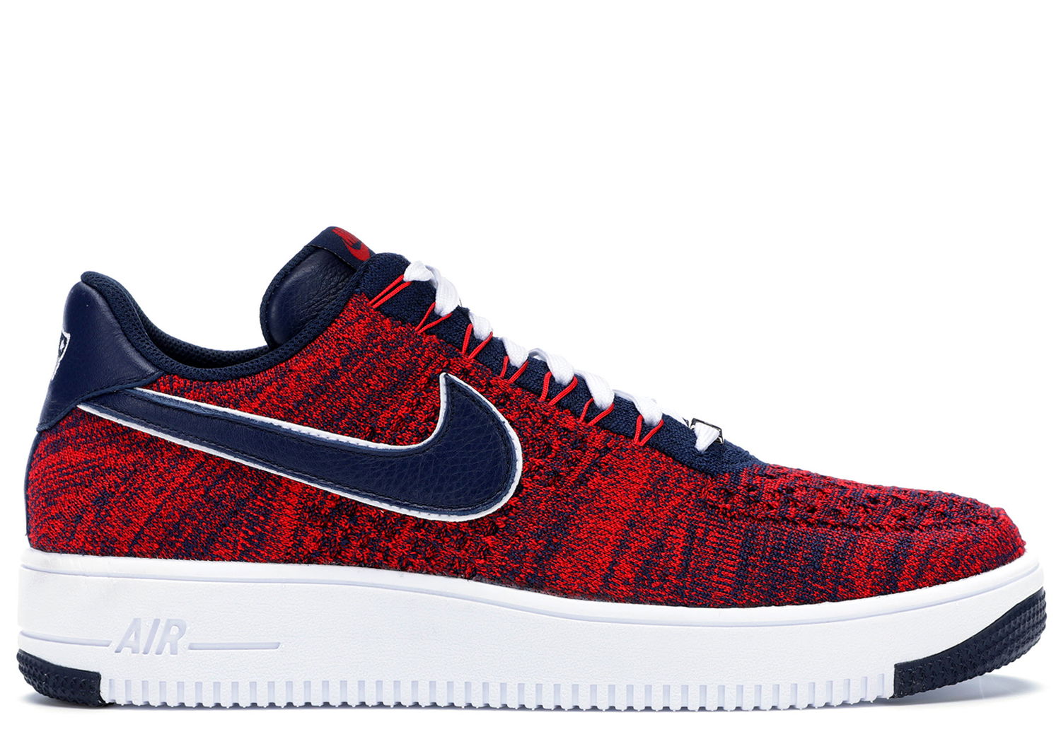Кецове и обувки Nike Air Force 1 Ultra Flyknit Low RKK New England Patriots 2018 Червено | AH8425-600, 0