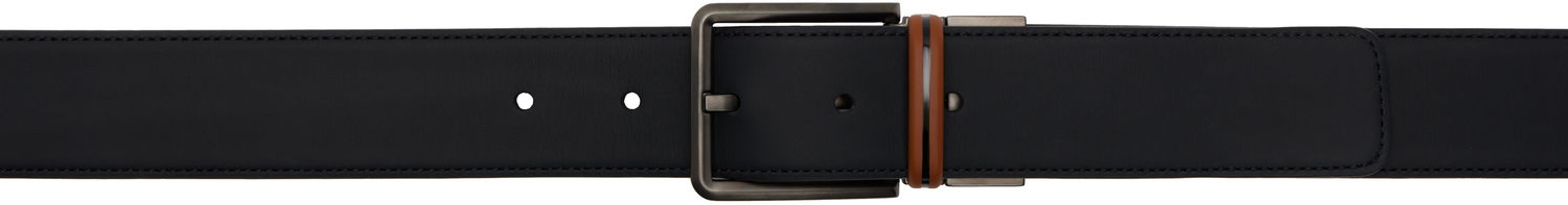 Колани ZEGNA Leather Reversible Belt Черно | LHACR-B022VZ, 0