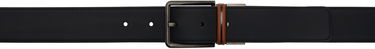 Колани ZEGNA Leather Reversible Belt Черно | LHACR-B022VZ, 0
