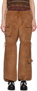 Corduroy Drawstring Cargo Trousers