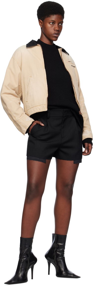 Къси панталони We11done We11done Layered Shorts Черно | WD-PT0-24-201-M-BK, 3