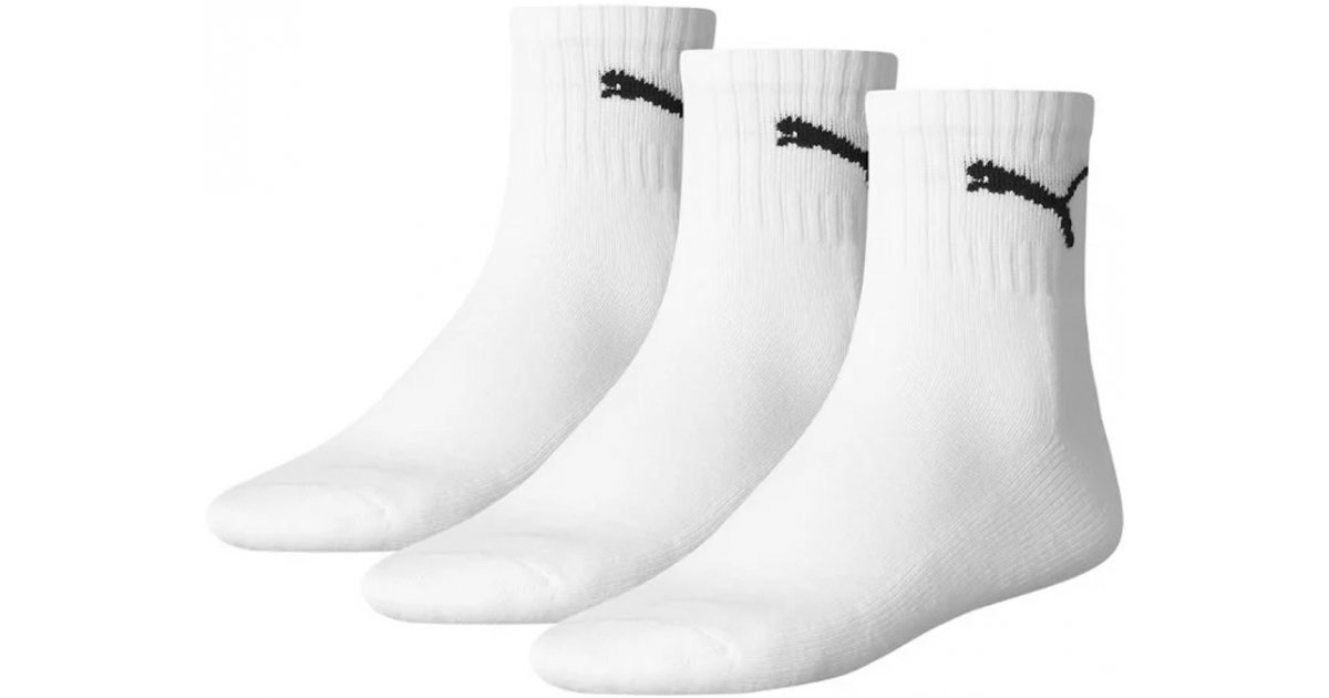 Чорапи Puma Short Crew Socks - 3 Pack Бяло | 231011001, 1