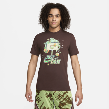 Тениска Nike Basketball Graphic Tee Кафяво | FV8410-227, 1