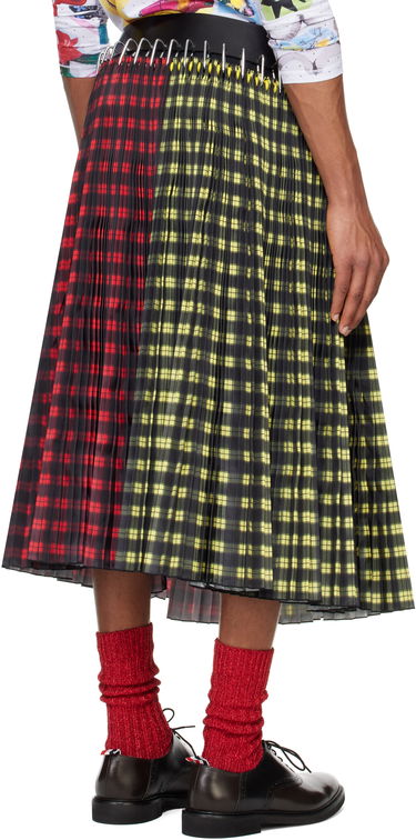 Пола Chopova Lowena Chopova Lowena Split Carabiner Pleated Midi Skirt Многоцветен | 3244, 2