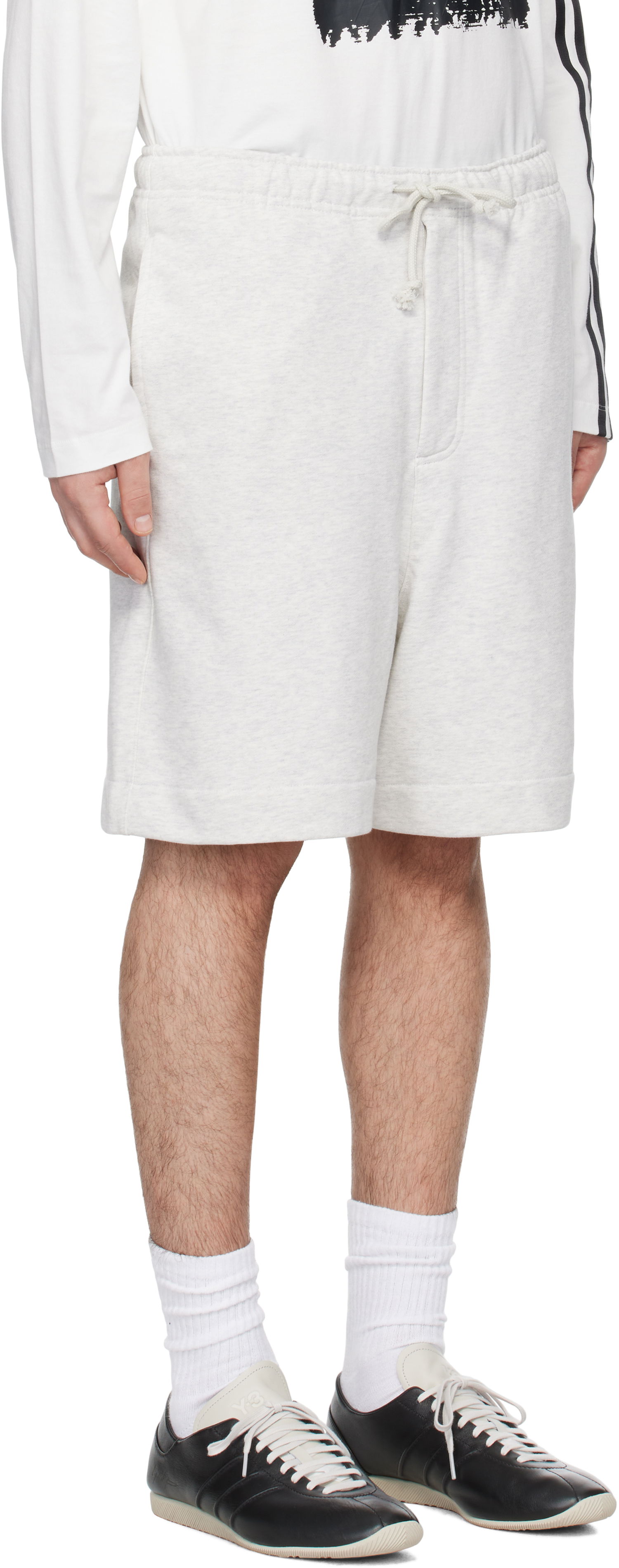 Къси панталони Y-3 Y-3 French Terry Shorts Сиво | JM7862, 1