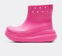 Кецове и обувки Crocs Classic Crush Rain Boot w Розово | 207946-6UB, 1