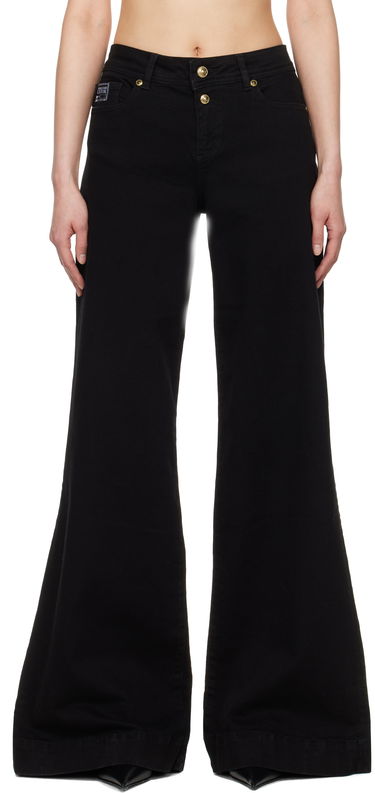 Дънки Versace Versace Jeans Couture Flared Denim Pants Черно | E78HAB561_ECDW00, 0