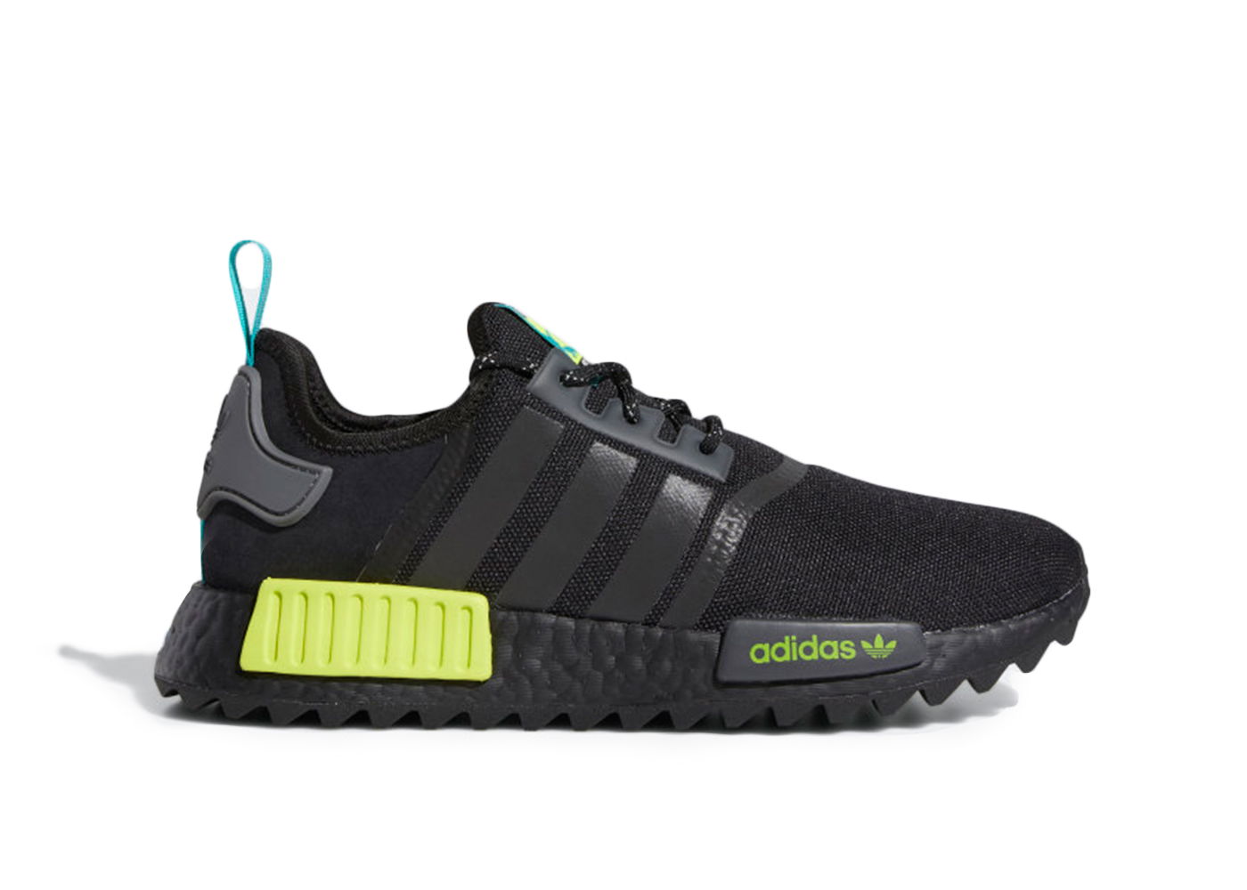 Кецове и обувки adidas Originals NMD R1 Core Black Semi Solar Yellow Черно | FV2466, 0
