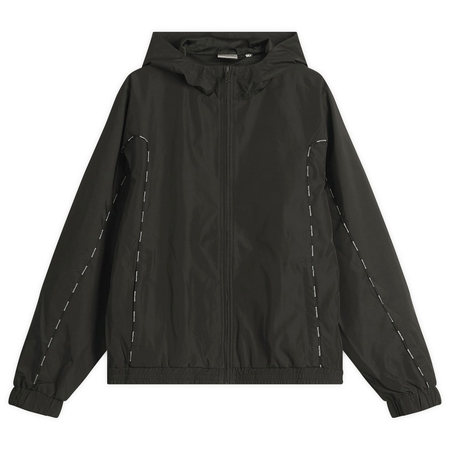 Ветровка DAILY PAPER Daily Paper Men's Amadi Hooded Jacket, Size Large Черно | 2423074, 0