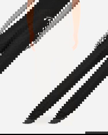 Панталони Off-White Diagonal Pocket Carpenter Pants Black Черно | OMCA207C99FAB001 1001, 3