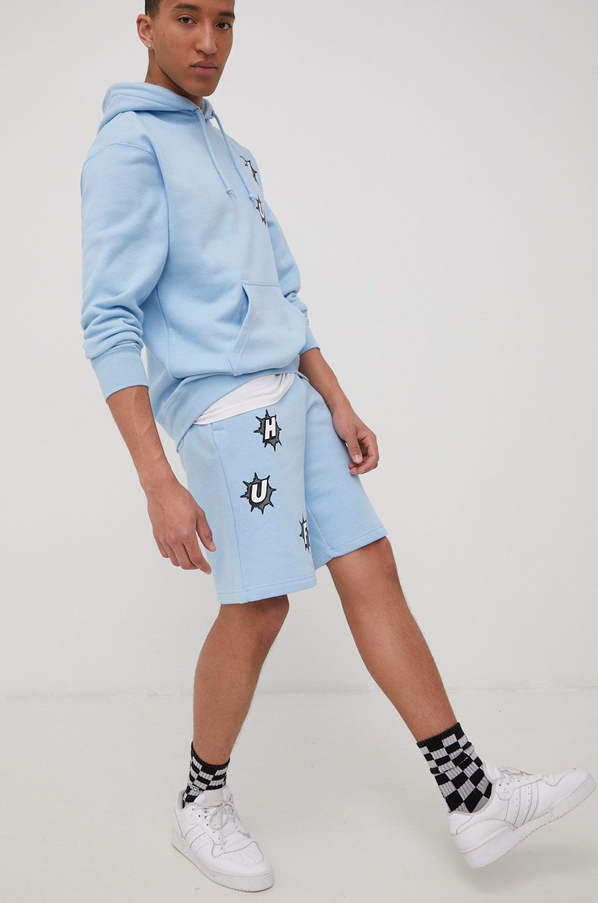 Къси панталони HUF Infinity Jewel Fleece Sweatshorts Синьо | pt00199.blue, 0