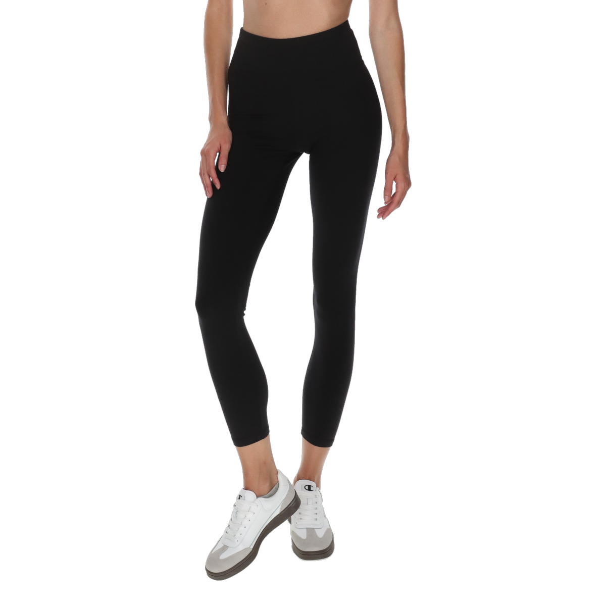 Клинове Champion High-Waist Cropped Leggings Черно | 118589-KK001, 0