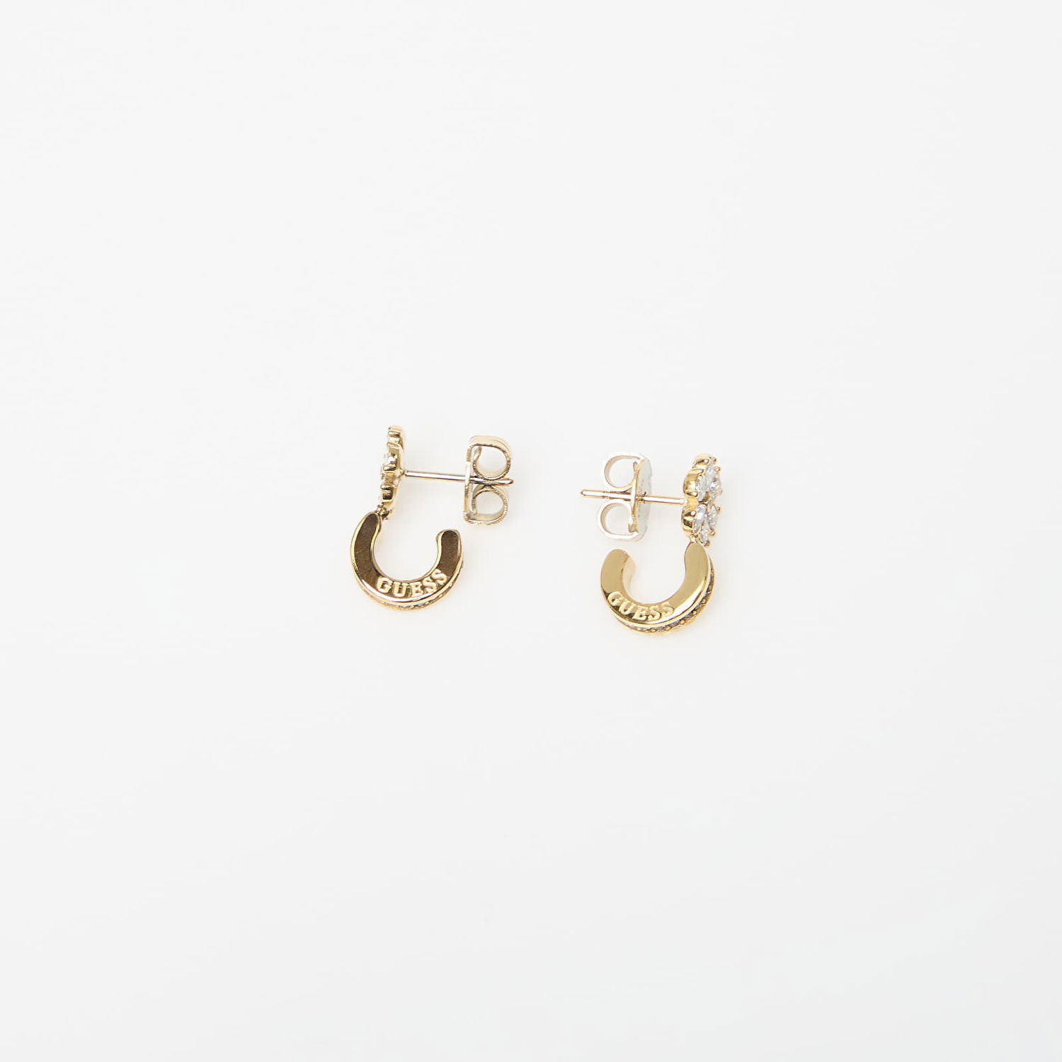 Обеци GUESS Lily Floral Stone Stud Earrings Жълто | JUBE05110JWYG-GOLD, 1