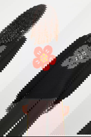 Пуловер KENZO Kenzo Boke Flower Placed Cardigan Черно | FF62CA7063LA, 0