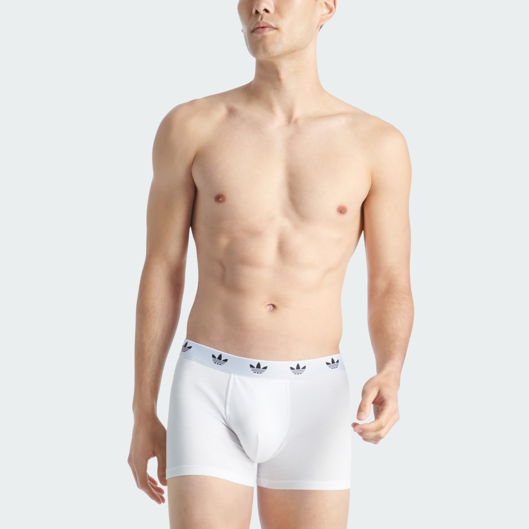 Боксерки adidas Performance Comfort Flex Cotton Trunk Underwear 3-Pack Бяло | JK3869, 0