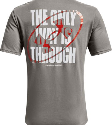 Тениска Under Armour Short Sleeve ONLY WAY IS THROUGH Graphic T-shirt Сиво | 1366446-066, 1