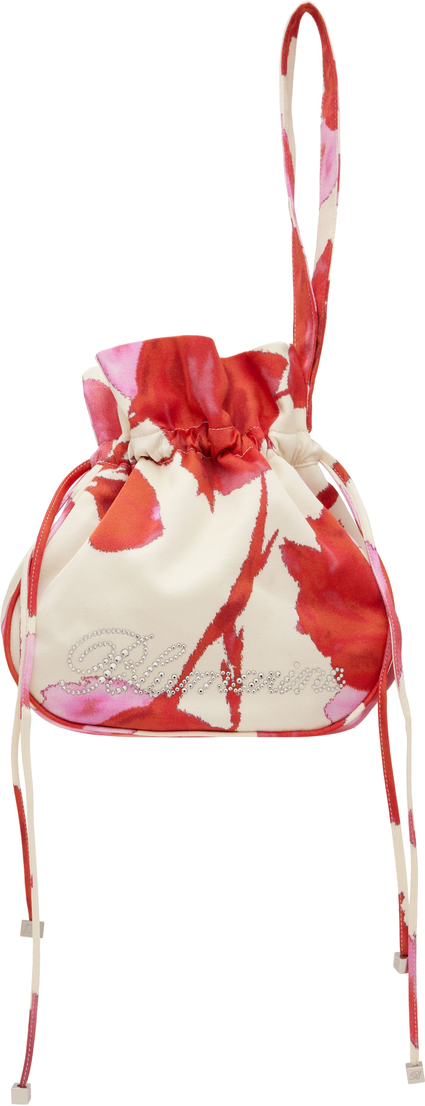 Дамска чанта Blumarine Blumarine Printed Satin Rhinestone Logo Pouch Многоцветен | P5HHW090A, 0