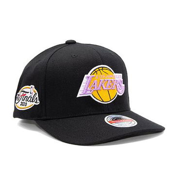 Шапка с козирка Mitchell & Ness NBA Top Spot Classic Red Los Angeles Lakers Black Черно | HHSSINTL1265-LALBLCK, 0