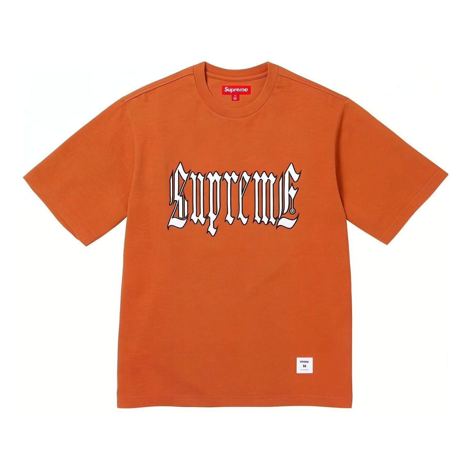 Тениска Supreme Old English Short Sleeve T-Shirt Оранжево
 | SUP-SS24-125, 0