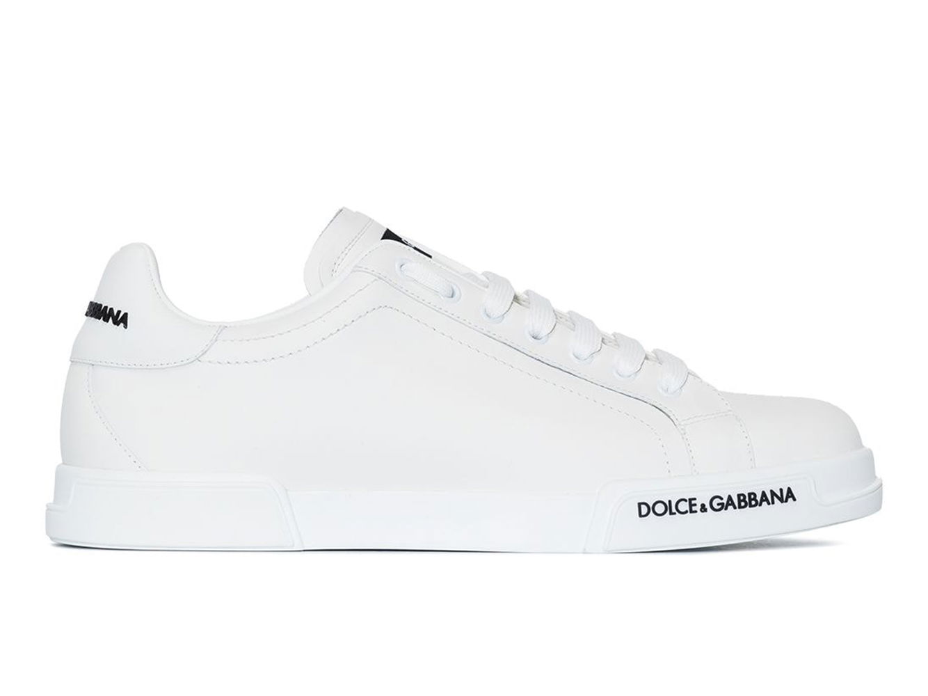 Кецове и обувки Dolce & Gabbana Portofino Classic White Black Бяло | CS1774AA335, 0