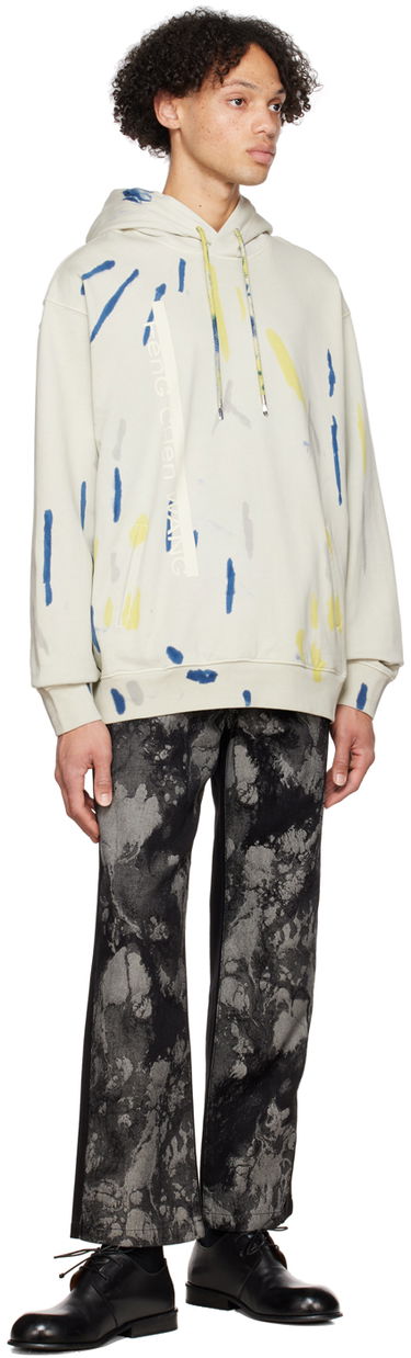 Суитчър Feng Chen Wang Feng Chen Wang Tie-Dye Hoodie Бяло | FMF14HD06W, 3