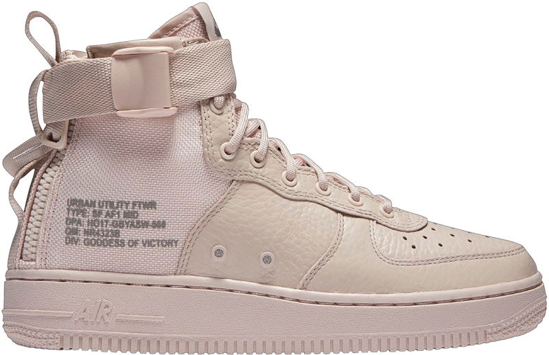 Кецове и обувки Nike SF Air Force 1 Mid Бежово | AJ0424-600