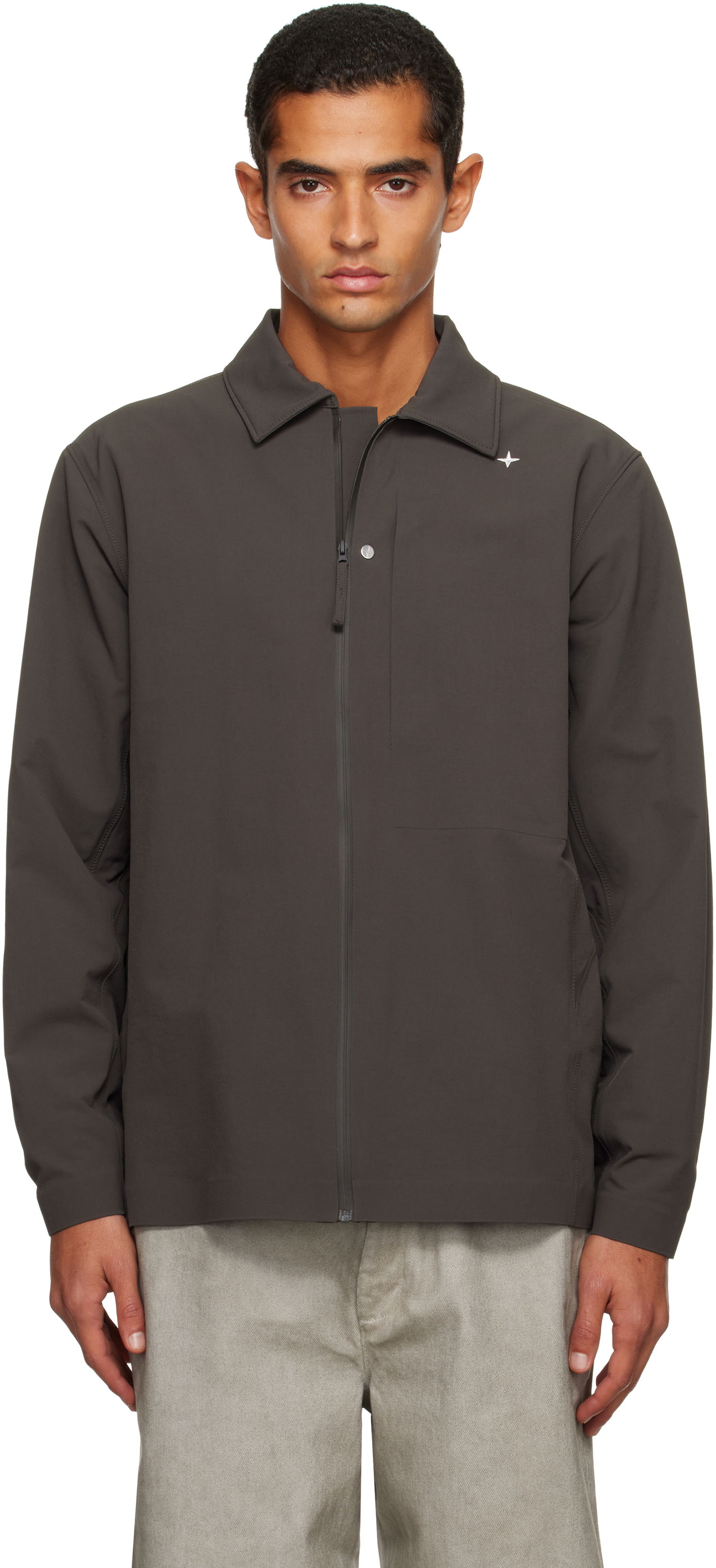 Яке Stone Island Tela Resinata Jacket Сиво | K2S15 1200024 S0G12, 0