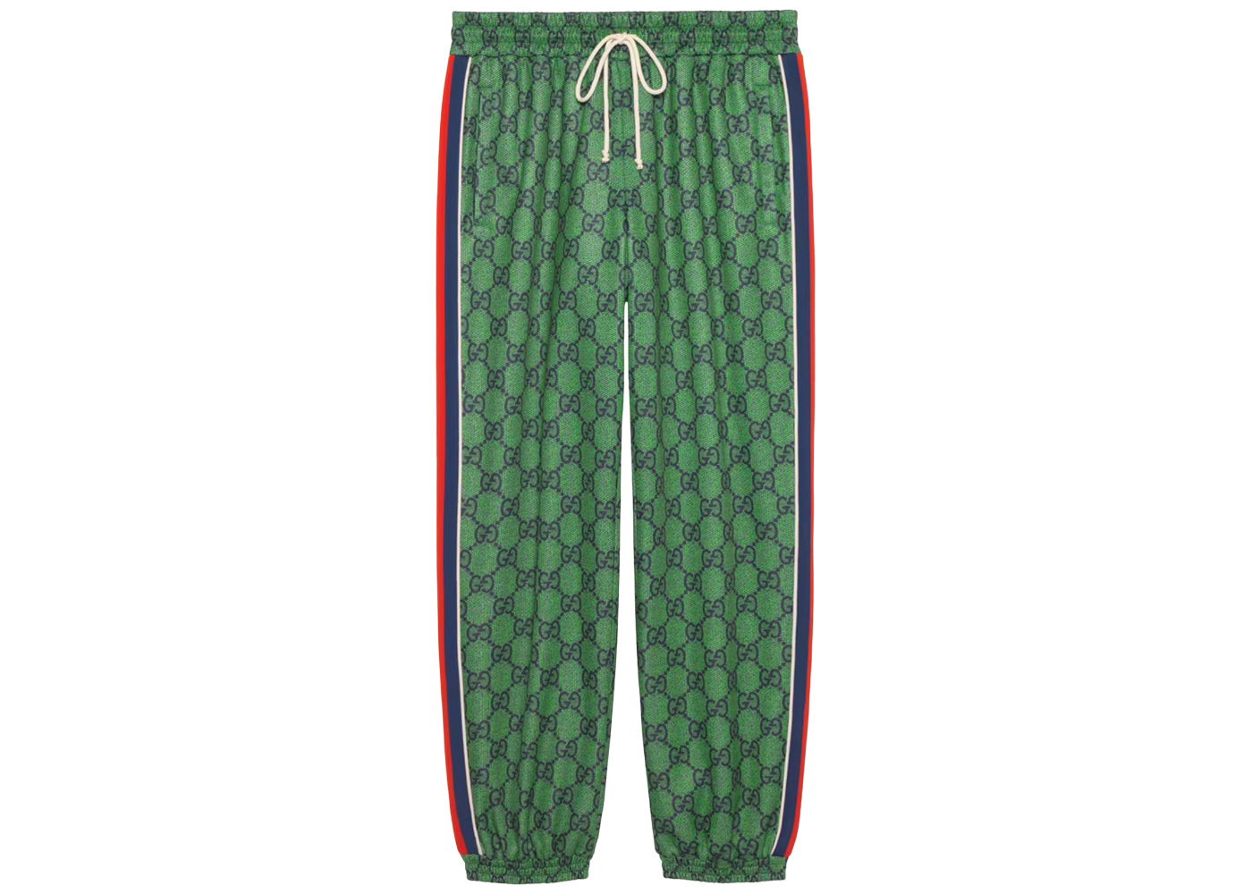 Спортни панталони Gucci GG Jersey Jogging Pant Зелено | 655146 XJDF0 3305, 0
