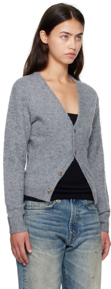 Пуловер R13 R13 Split Hem Cardigan Сиво | R13WY291-Y212A, 1