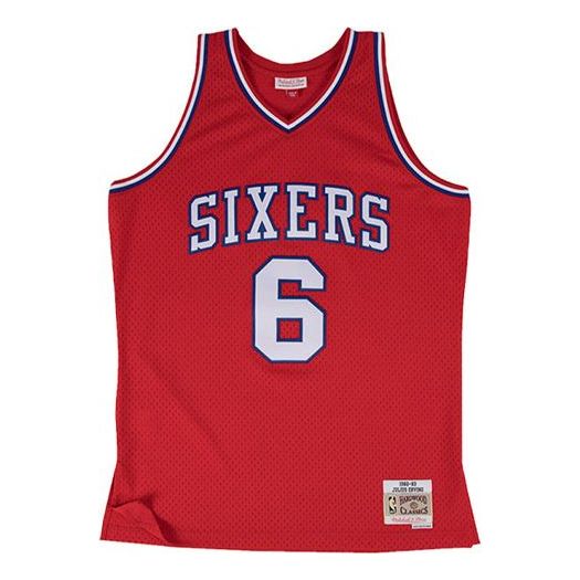Фланелка Mitchell & Ness Mitchell & Ness 76ers NBA Jersey Червено | 353J-320-FGYA4V