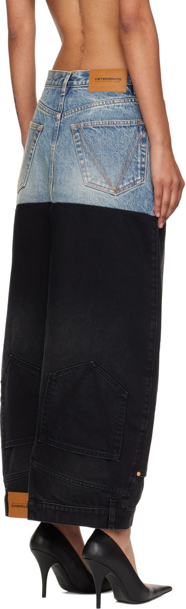 Пола VETEMENTS Vetements Double Denim Maxi Skirt Синьо | WH76DK880YBB2, 2
