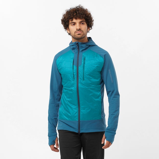 Ветровка Salomon Hybrid Insulated Jacket Синьо | LC2215600, 0