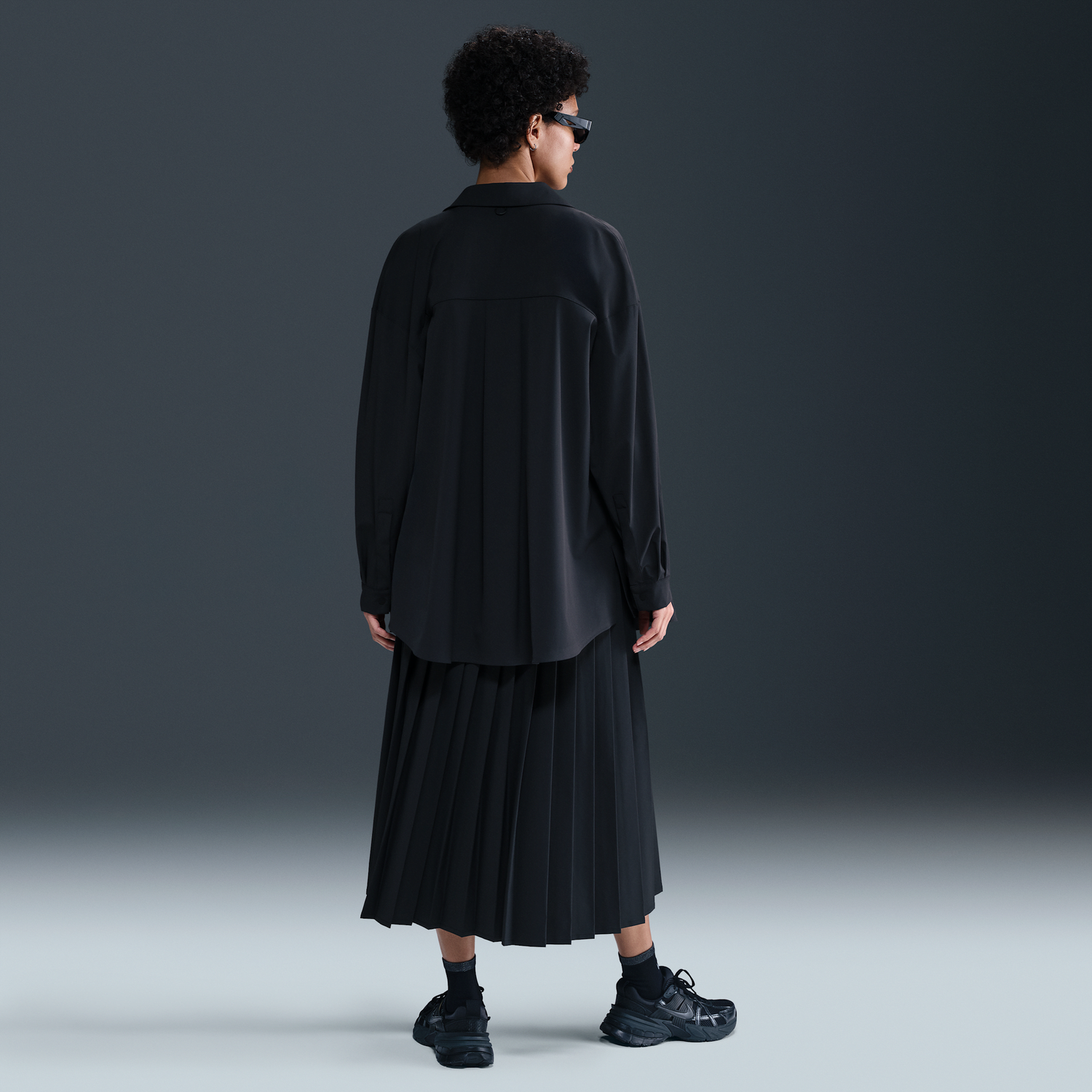Пола Nike 24.7 PerfectStretch Dri-FIT Pleated Skirt Черно | HQ8153-010, 1