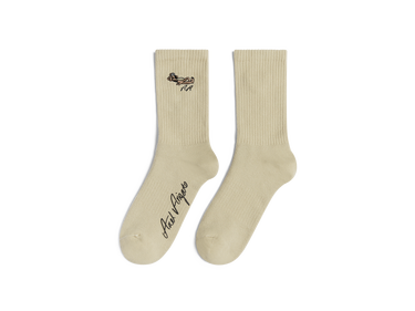 Чорапи AXEL ARIGATO Wes Embroidered Socks Бежово | X2245001, 0