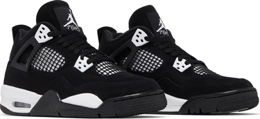Кецове и обувки Jordan Jordan 4 Retro "White Thunder" GS 37.5 Черно | FQ8213-001, 4