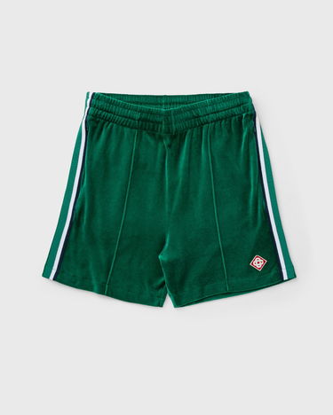 Къси панталони Casablanca MENS VELOUR SHORTS Зелено | MPF24-JTR-193-01, 0
