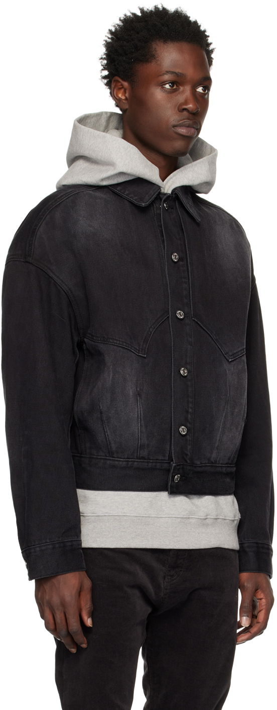 Яке We11done We11done Relaxed-Fit Denim Jacket Черно | WD-DJ3-22-303-U-BK, 1
