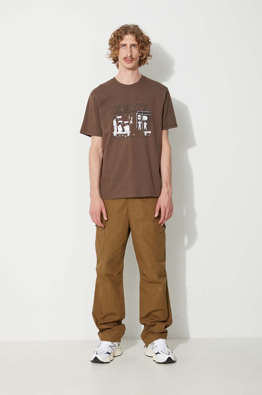 Тениска thisisneverthat Graphic Print T-Shirt Кафяво | TN231TTSST20, 1