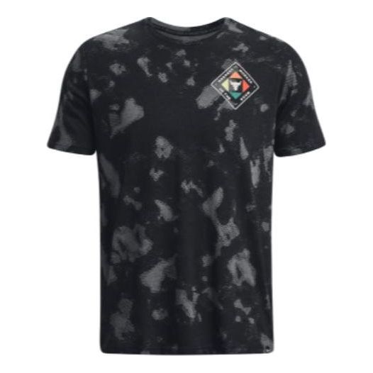 Тениска Under Armour Project Rock Printed Short Sleeve T-Shirt Черно | 1377928-001