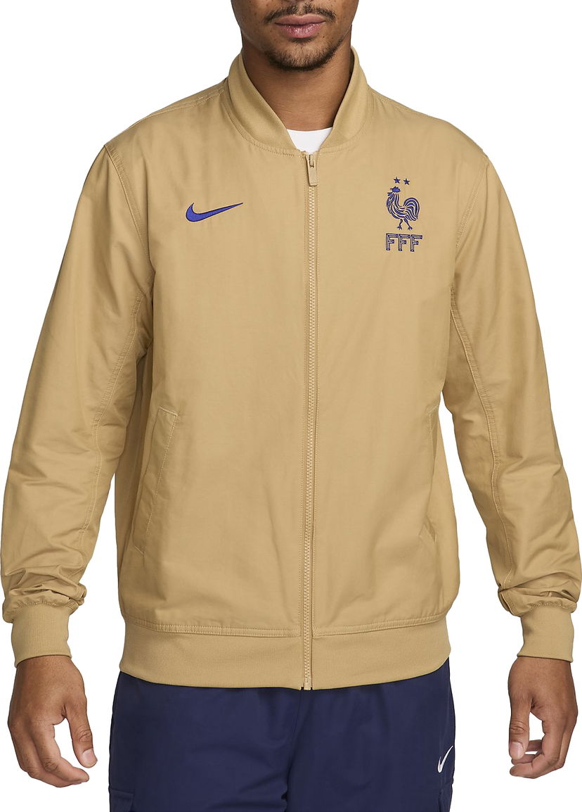 Яке Nike France Football Woven Bomber Jacket Бежово | fj7446-714