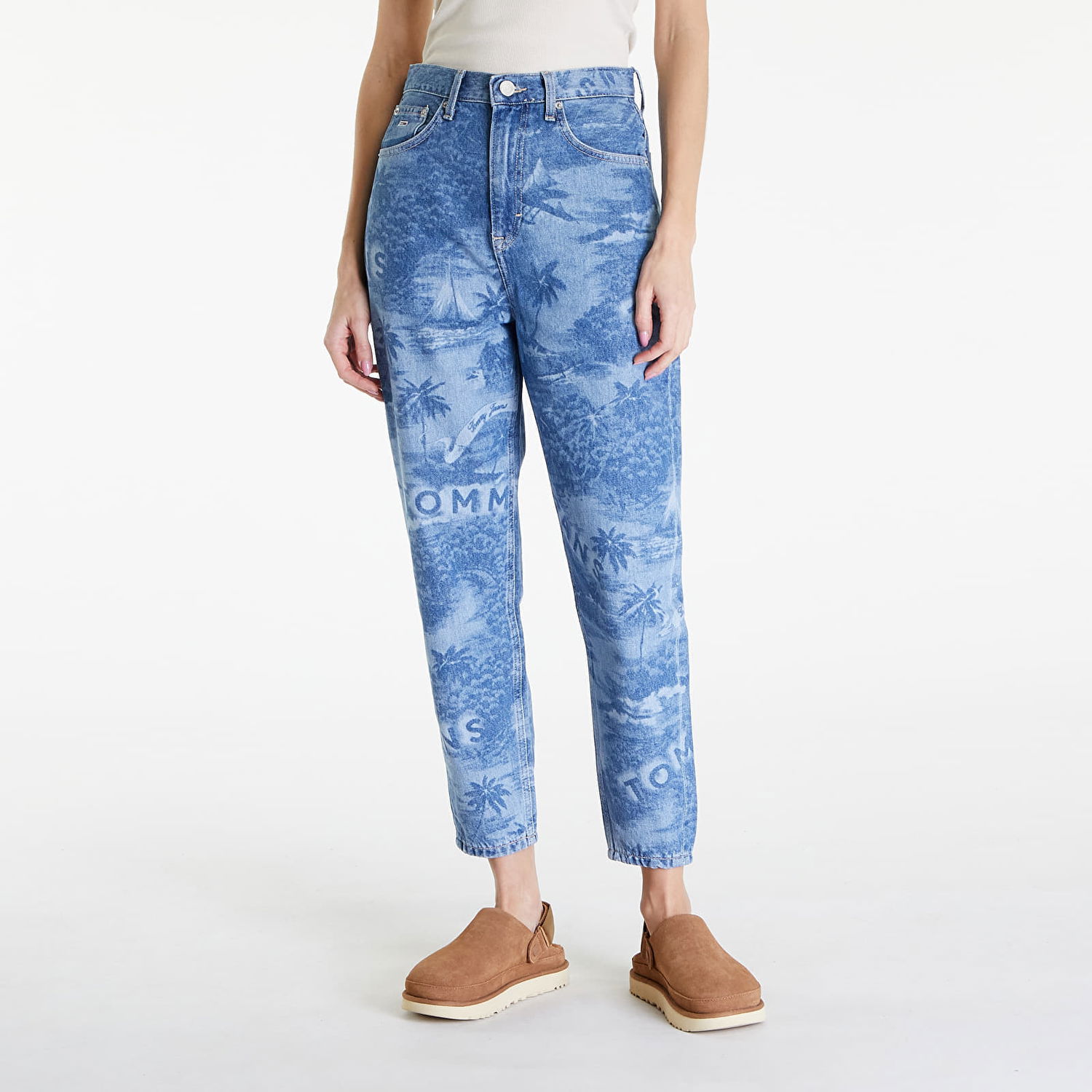 Дънки Tommy Hilfiger Mom Jean Ultra High Tapered Jeans Denim Medium Синьо | DW0DW17563 1A5, 0