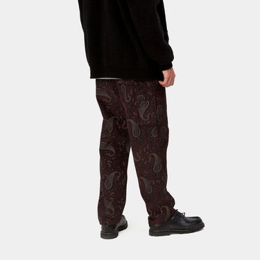 Панталони Carhartt WIP Flint Pant Paisley Print "Buckeye rinsed" Кафяво | I029443_1U6_02, 4