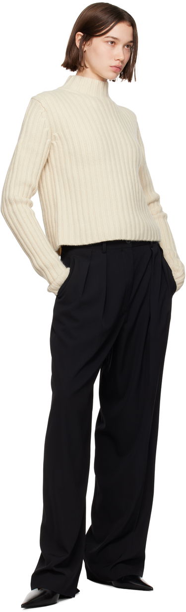 Пуловер TOTEME TOTEME Chunky Rib Knit Sweater Бежово | 244-WRT0375-YA0004, 3