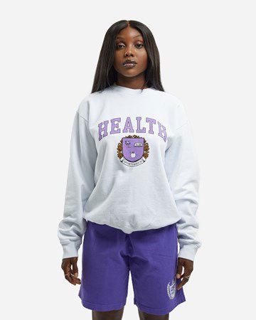 Суитчър Sporty & Rich Diana Crewneck Бяло | CR432WH, 1