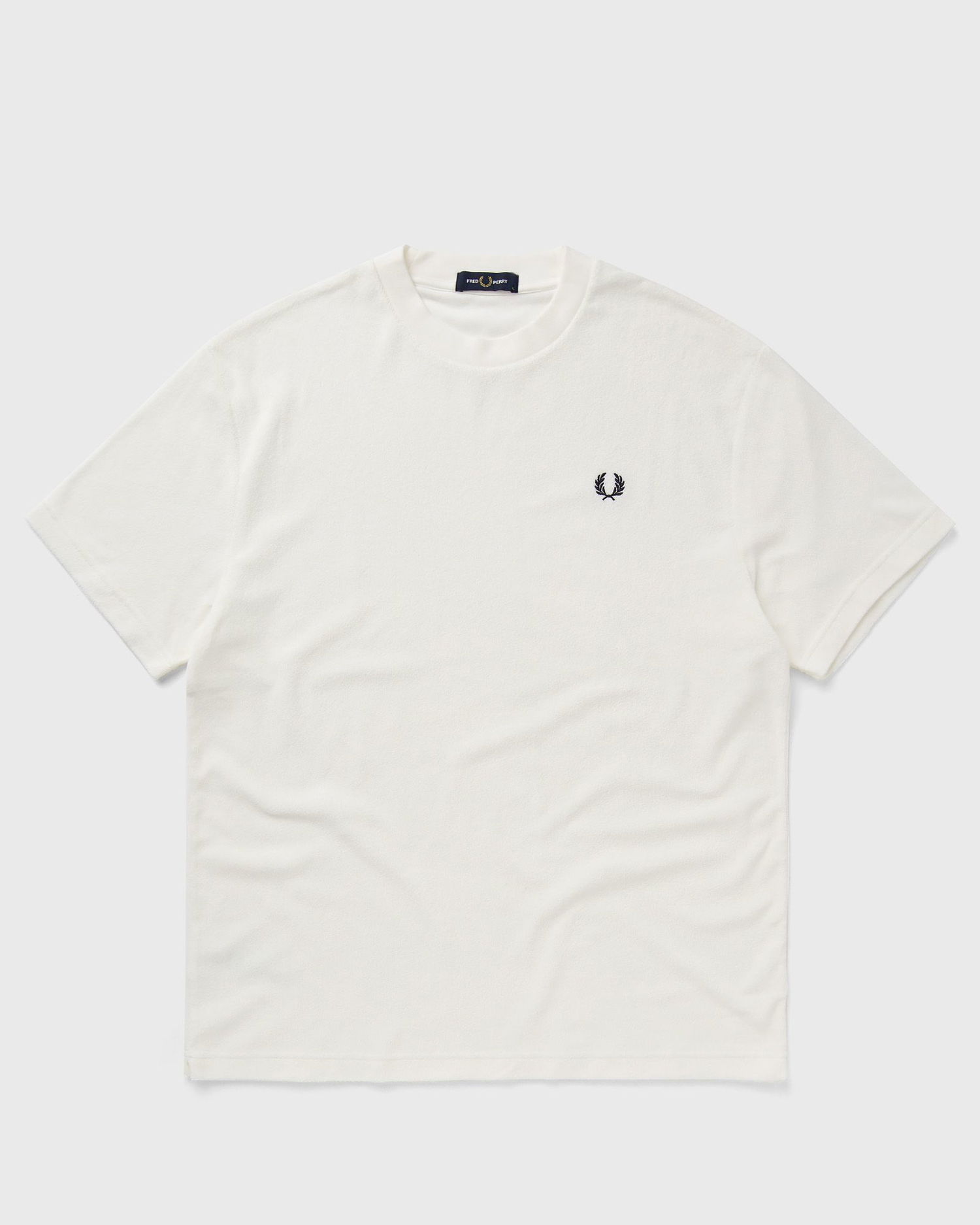 Тениска Fred Perry Relaxed Towelling T-Shirt Бяло | M8570-129, 0