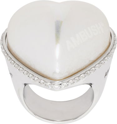 Пръстен Ambush AMBUSH Large Pearl Heart Ring Бяло | 12115243, 0